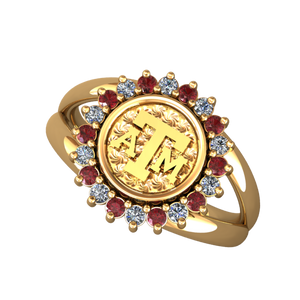 Mini Texas A&M ATM Logo Ring