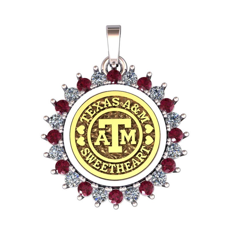 Jewelry Sterling Silver Texas A&M University Aggie Gig Em Thumb Charm  ATM TAMU