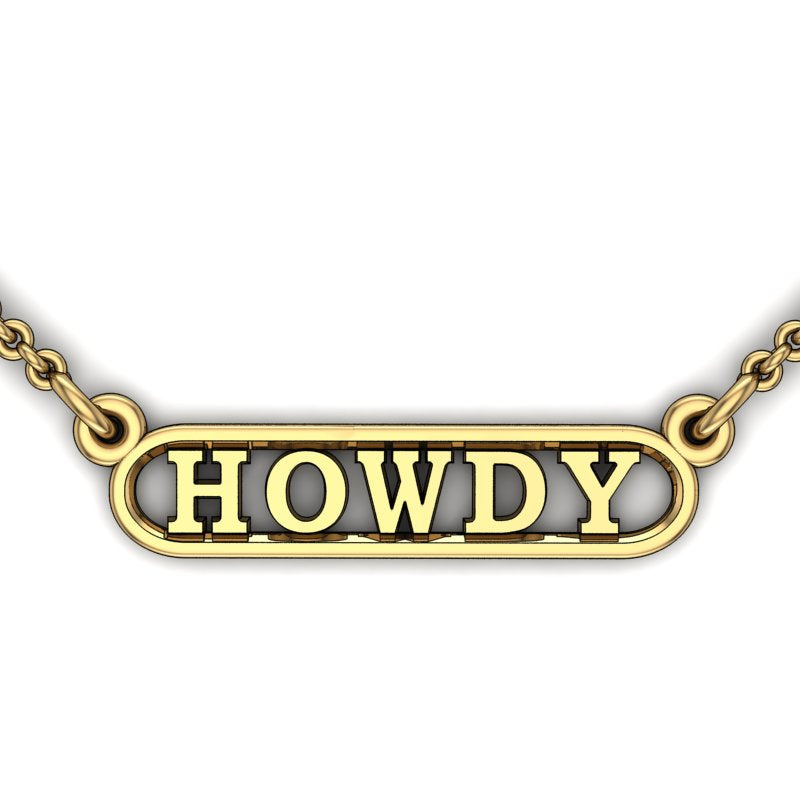 Howdy Horizontal Dangler