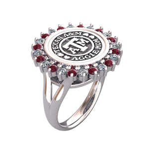 Wayback "Aggie Mom" Coin Ring